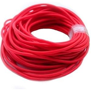 Latex rubberen bandbuis, Rode latex rubberen elastische slang 1,6-17 mm 2-5 meter(3mm X 6mm,5Meter)