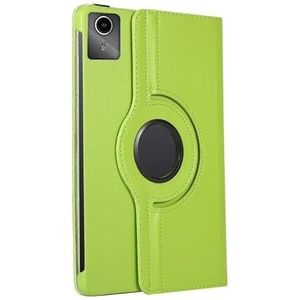 Tablet Case Geschikt for Lenovo Tab M11 2024 11inch TB-330FU 360 Graden Roterende Flip Stand Cover(Green)