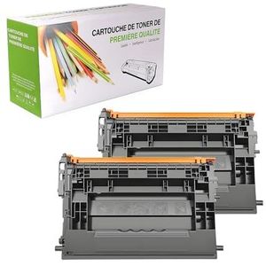 TenFenk Compatibele Tonercartridge Vervanging Voor HP W9004 W9004MC Voor Gebruik Met HP Laser Managed E60155DN E60165DN E60065DN E62655DN E60075DN Printer,(Zwart-40000 Pagina's),2 pack