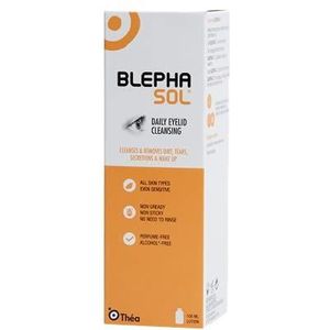 2 x Blephasol 100 ml Sensitive Eyelids Eye Lotion & Cotton Pads Thea