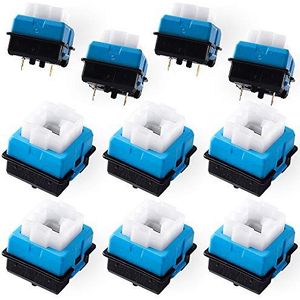 10X Romer G Mechanische Toetsenbord Schakelaars Compatibel voor Logitech G810 G910 G413 Pro Toetsenborden (Blauw)