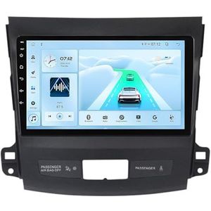 Android 14 Autoradio Stereo voor M-itsubishi Outlander (2005-2011) 9 Inch Touchscreen Multimedia Speler met Draadloze Carplay 2 Din GPS Navigatie FM RDS Bluetooth 5G-WiFi SWC DSP,M600s