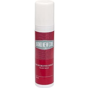 BrandNewCake® Cacaoboter Spray Velvet Rood 100ml - Coating Spray - Taartversiering - Taartdecoratie