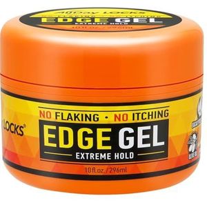 AllDay Locks Edge Gel | Extreme Hold Edge Control Gel | Geen schilfering, jeuk of gespleten haarpunten | Langdurige stijl voor vlechten, sloten, twists, Cornrows | 10 oz