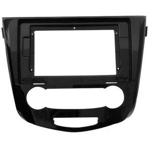 Voor N&issan Voor Qashqai Voor Xtrail 2015-2019 2Din Auto DVD Frame Audio Adapter Dashboard Trim Facia Paneel 10.1 Inch Dubbele Radio In-dash Montageframes(B)