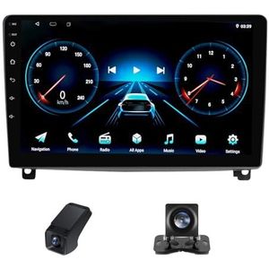 Autoradio,geldt voor Opel Astra H 2006-2014 2 Din met Carplay Android Auto9 inch HD touchscreen,stereo auto Bluetooth 5.0 FM-radio/AM RDS DSP stuurbediening achteruitrijcamera(NF-2)