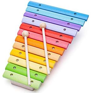 Bigjigs Toys Wooden Snazzy van de xylofoon - Muziekinstrumenten for Kids
