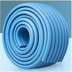 Soft Rubber Foam Padding Corner Guard Zelfklevende schuimrubberen stootstrips for meubels, veelkleurig, verschillende maten(Blu,6m/19.68ft)
