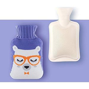 DieffematicRSD Warmwaterkruik Water 1000 ml Heet waterfles rubber warm waterfles NUANSHOU (Color : J)