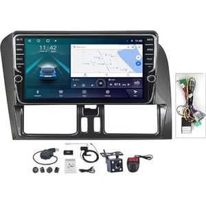 Android 11 Autoradio Voor Volvo XC60 I 1 2008-2017 - 2 Din - 9 Inch Scherm - Ondersteuning Stuurwiel/Bluetooth/DSP Carplay Android Auto/FM RDS DAB+ Radio/4G Wifi/Back-up camera (Color : A, Size : K7