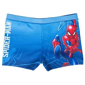 Marvel Spiderman zwembroek voor jongens, zwembroek, badkleding, broek, kinderen, blauw, blauw, 110-116