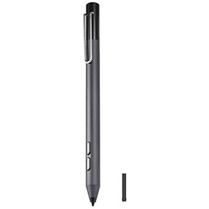 Aluminium Stylus Pen Compatibel voor Microsoft Surface Pro 3/4/5/6, voor HP Envy x360/Pavilion x360/Spectre x360 (zwart)