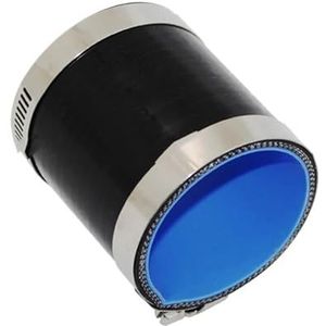 Koude Luchtfilter Universele Slangslang Rechte Connector Auto-intercooler Turbo-inlaatpijpkoppeling Zwart Lengte 76 Mm Luchtinlaten (Size : ID 80MM)