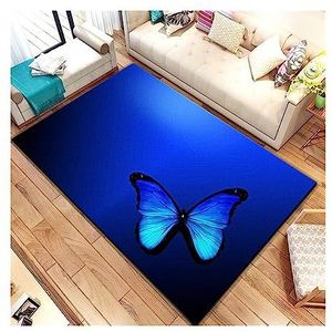 Deurmat Een behendige vlinder, kamerkeukenmat, yogamat, deurmat, kleine tapijten voor slaapkamer, kamerdecoratie Voetmat (Color : 4, Size : 100cm by 150cm)