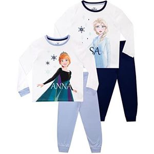 Disney Meisjes Pyjama's Frozen Pak van twee Veelkleurig 116