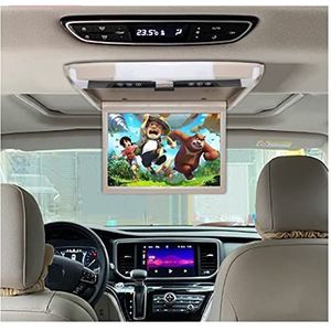 Draagbare dvd-speler voor videospelers op hoofdsteunen in auto's 12,1 inch neerklapbare monitor 1080P HD-speler FM HDMI ultradunne auto dvd-speler 2-weg video-ingang Autodak gemonteerde LCD-monitor me