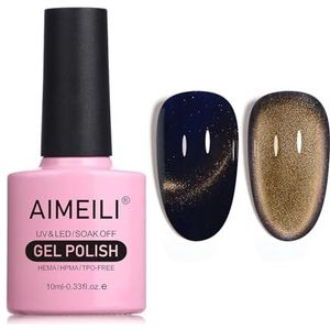 AIMEILI Hema Free Cat Eye Gel Nagellak UV LED Gellack Soak Off Vegan Cruelty-Free Gel Polish 10ml (760)