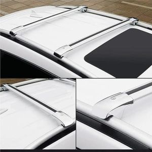 WILSEM Aluminiumlegering Dwarsbalken Dakraildrager Dwarsbalken Afsluitbaar Voor N&issan Voor Rogue Voor X-Trail 2014-2020