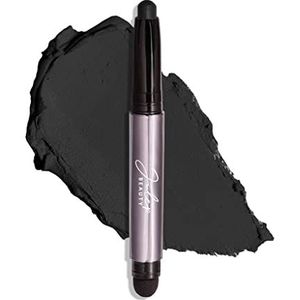 Julep Oogschaduw 101 Crème-to-Powder Oogschaduwstick (Onyx Black Mat) Langdurige, waterdichte oogschaduw - mengbaar, kreukvrij met ingebouwde Smudger