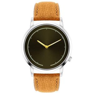 Fashion Heren Horloge van het Metaal van het staal Mesh Belt wrap armband kwarts polshorloge Blu-ray Horloge (Size : 10)