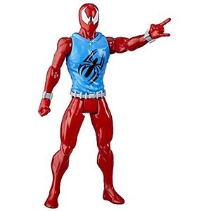 Marvel Spider-Man, Titan Hero Series Blast Gear Marvel's Scarlet Spider 30 cm, Scale Super Hero Action Figure Toy
