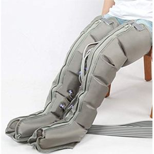 Pneumatische Beenmassage-apparaat - Elektrisch - 6-holte - Luchtcompressiegolfmassage - Voor Kuit, Been en Voet