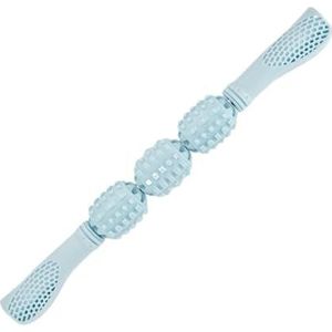 Yoga Vier Roller Been Spier Ontspanning Fitness Benen Terugrollen Fascia Vrouwelijke Handmassage Wolfsbane Stick (Size : Blue Three Wheels)