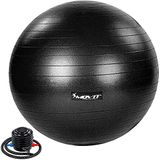 MOVIT®-oefenbal ""Dynamic Ball"" incl. pomp, 75 cm, zwart, maximale belasting tot 500 kg, barstbestendig, fitnessbal, zitbal, yogabal, Pilates-bal, balans