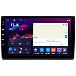 Android 14 GPS Navigation Stereo voor Audi A4 B6 B7 S4 B6 RS4 2008-2012 9 Inch 2 Din Car Stereo Radio met CarPlay AHD Omgekeerd beeld Bedieningselementen op het stuur Bluetooth(S1 1G+32G)