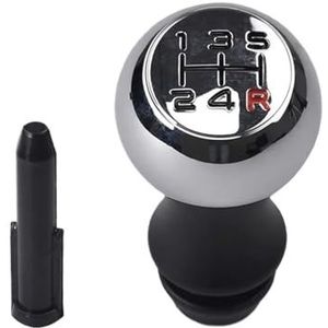 5-versnellings handgeschakelde autoversnellingspookknop compatibel met Peugeot 106 206 306 406 107 207 307 407 301 308 2008 3008 compatibel met Citroen C2 C3 C4 autostyling(Black-R Gear Knob)