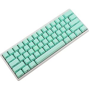 Zij-Gedrukt Dik PBT OEM Profiel 61 ANSI Keycaps voor MX-Schakelaars Mechanisch Toetsenbord (Groen) (Slechts Keycap)
