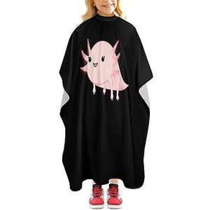 Salon Cape Cartoon Roze Axolotl Kapper Cape Unisex Kapsel Cape Professionele Kappers Cape Voor Herbruikbare Kappers Kapper Accessoires 140x168cm