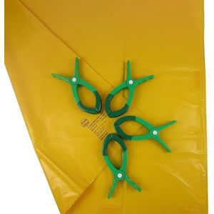 Hars Isolatiedeken Voor Elektrisch Werk, 40 50 80 100 150 CM Draagbare Hoogspanningsbeschermingsmat, Equip Maintenance Isolatiedekendoek Met 4 Clips(Yellow 0.4KV,100x100cm)