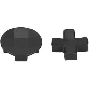 Controller D-pads, Gefacetteerde Standaard D-pad Stijlvol Roestvrij Staal, Hoge Nauwkeurigheid, Magnetische Gevoelige Richtingsknop voor Gamecontroller (BLACK)