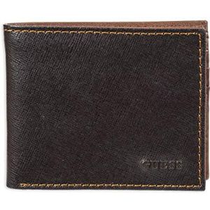 Guess Men's Leather Slim Bifold Wallet, Capacity, One Size