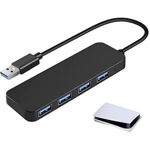 USB-splitter voor laptop, meerdere USB-poorten voor laptop, high-speed USB-uitbreiding, 4-poorts USB-splitter voor pc, laptop, printer, flashdrive