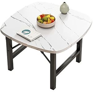 Prachtige klaptafel, kleine Japanse zittende eettafel (80x80x52cm), vierkante salontafel voor woonkamer, slaapkamer bijzettafel, draagbare buitentafel (Kleur: C)