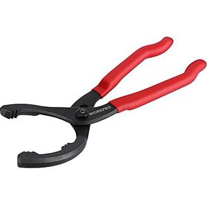 WORKPRO 30,5 cm verstelbare oliefiltertang, moersleutel verstelbaar oliefilter verwijderingsgereedschap, ideaal voor motorfilters, leidingen en fittingen, W114083A