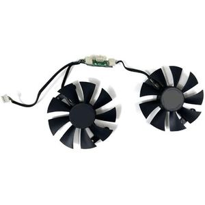 Koelventilator 87MM 4PIN GA91S2H GTX1050 1060 GPU-ventilator voor Zotac 1050ti X-Gaming grafische kaartkoelerventilator(2pcs)