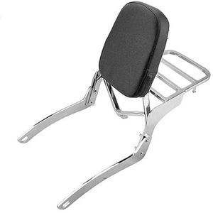 Motorfiets Bagagedrager Voor Y&amaha Voor Virago XV 125 250 XV125 XV250 1989-2019 Bagagerek Voor De Rugleuning Van De Motorfiets Motorfiets Bagagedrager(Chrome)