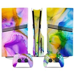 Voor PS5 PRO Skin Digital Edition Console En Controller Vinyl Cover Skins Wraps Krasbestendig, Compatibel Met Voor PS5 Digital Edition Pro 35427 Geen Schuimvorming Bubbelvrij