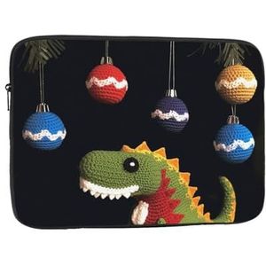 Dinosaurus ornament patroon Laptop Sleeve Bag voor Vrouwen, Schokbestendige Beschermende Laptop Case 10-17 inch, Lichtgewicht Computer Cover Bag, ipad case