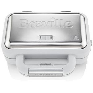 Breville DuraCeramic - Tosti ijzer - Zilver