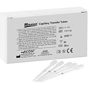 Swiss Point Of Care Capillaire buisje voor de missie 3-in-1 meetinstrument (50 stuks)