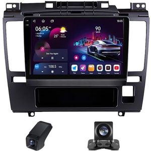 Android 14 2Din Autoradio geldt voor Nissan Tiida C11 2004-2013 Ingebouwd CarPlay/Android auto/DSP-processor/GPS-navigatie/FM RDS-radio-Bluetooth 9 Duim Touch screen/Stuurbediening(C30Plus)