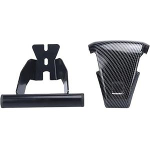 Motorfiets 25mm Rijden Recorder GPS Telefoon Navigatie Bracket Mount Stand Compatibel met NSS 350 NSS350 2021 2022 2023(Size:Carbon Fiber)