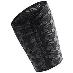 Bodyprox Dij compressie mouw (1 paar), verstelbare hamstring compressie mouw voor mannen en vrouwen (S)