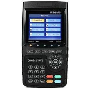 WS-6975 DVB-T DVB-T2 Finder MPEG-2 MPEG-4 H.265 3,5 inch High Definition TFT LCD-scherm dan WS-6905 6933,6916