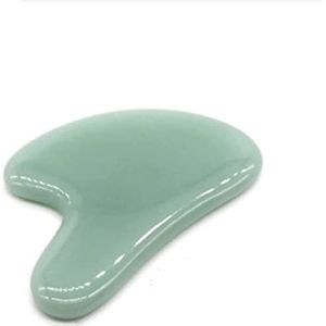 Gua sha Schraper Board Natuurlijke Jade Guasha Stone Board Facial Eye Guasha Plaat Jade Gezicht Massager Schraper Tool voor Gezicht Hals Terug Lichaam Druk Therapie Massage Tool Set (kleur: 4)