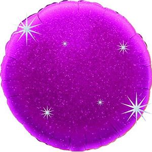 Suki Gifts S9601536 Holografische folieballon helium, roze